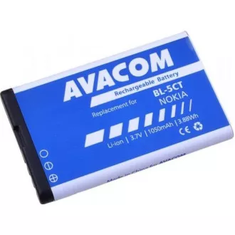 AVACOM Handyakku Nokia 6303, 6730, C5, Li-Ion 3, 7V 1050mAh (Ersatz BL-5CT)