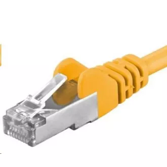PREMIUMCORD Patchkabel CAT6a S-FTP, RJ45-RJ45, AWG 26/7 1, 5m gelb