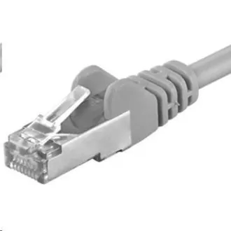 PREMIUMCORD Patchkabel CAT6a S-FTP, RJ45-RJ45, AWG 26/7 2m grau