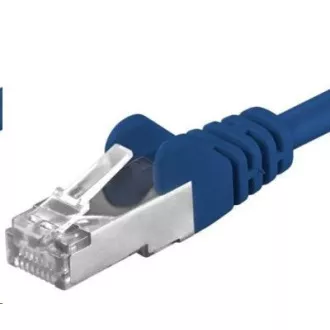 PREMIUMCORD Patchkabel CAT6a S-FTP, RJ45-RJ45, AWG 26/7 2m blau