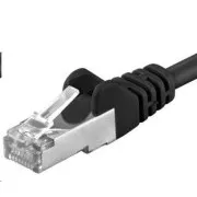 PREMIUMCORD Patchkabel CAT6a S-FTP, RJ45-RJ45, AWG 26/7 7m schwarz