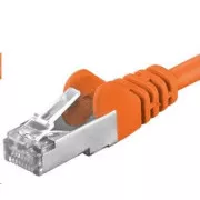 PREMIUMCORD Patchkabel CAT6a S-FTP, RJ45-RJ45, AWG 26/7 10m orange
