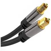 PremiumCord Kabel Toslink M/M, 6mm, 0, 5m, schwarz