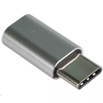 PREMIUMCORD Adapter USB 3.1 C/Stecker - USB 2.0 Micro-B/Buchse, silber PREMIUMCORD Adapter USB 3.1 C/Stecker - USB 2.0 Micro-B/Buchse, silber
