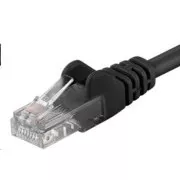 PREMIUMCORD Patchkabel UTP RJ45-RJ45 CAT5e 0,25m schwarz