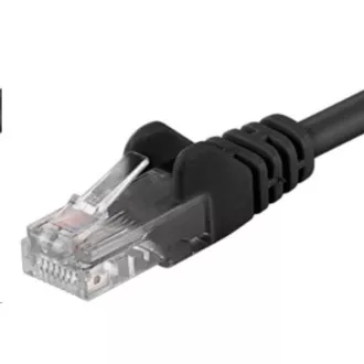 PREMIUMCORD Patchkabel UTP RJ45-RJ45 CAT5e 0,25m schwarz