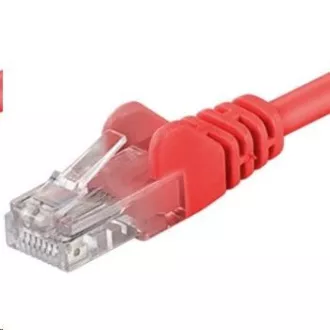 PREMIUMCORD Patchkabel UTP RJ45-RJ45 CAT5e 1,5m rot