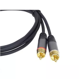 PREMIUMCORD-Kabel, 2x CINCH-2x CINCH M/M, 3m