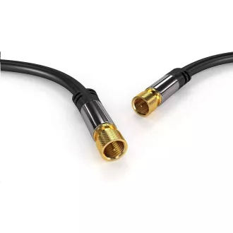 PREMIUMCORD Kabel, Satellitenantenne F-Stecker - F-Stecker (135 dB) 4x geschirmt 5m PREMIUMCORD Kabel, Satellitenantenne F-Stecker - F-Stecker (135 dB) 4x geschirmt 5m