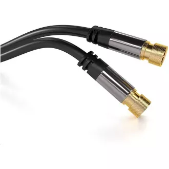 PREMIUMCORD Kabel, Satellitenantenne F-Stecker - F-Stecker (135 dB) 4x geschirmt 5m PREMIUMCORD Kabel, Satellitenantenne F-Stecker - F-Stecker (135 dB) 4x geschirmt 5m