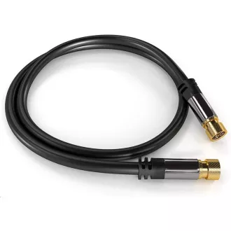 PREMIUMCORD Kabel, Satellitenantenne F-Stecker - F-Stecker (135 dB) 4x geschirmt 5m PREMIUMCORD Kabel, Satellitenantenne F-Stecker - F-Stecker (135 dB) 4x geschirmt 5m