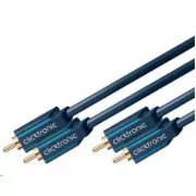 ClickTronic HQ OFC Kabel 2x Cinch - 2x Cinch RCA, M/M, 10m