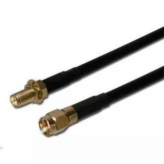 Koaxiale WLAN-Antennenverlängerung SMA-Stecker reverse - SMA-Buchse reverse, 1m