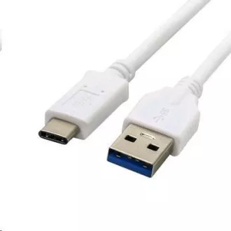 C-TECH USB 2.0 AM auf USB-C (AM/CM) Kabel, 1m, weiß