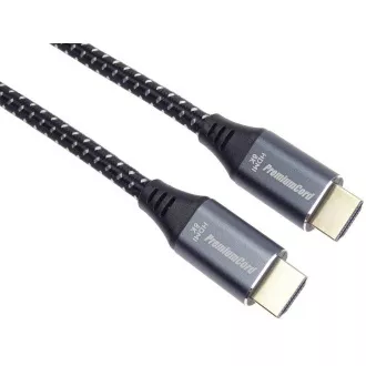 PREMIUMCORD HDMI 2.1 High Speed   Ethernet Kabel 8K@60Hz, vergoldete Stecker, 1, 5m