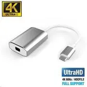 PremiumCord USB-C-zu-Mini-DisplayPort-Adapter, Auflösung 4K*2K bei 60 Hz