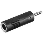 PremiumCord Adapter 3,5 mm Stereo-Klinke - 6, 3 mm Stereo-Klinke (M/F)