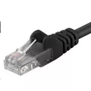 PremiumCord Patchkabel UTP RJ45-RJ45 CAT6 1m schwarz