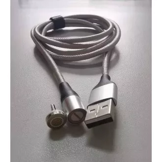 PremiumCord Magnetic micro USB und USB-C Lade- und Datenkabel, 1m, silber PremiumCord Magnetic micro USB und USB-C Lade- und Datenkabel, 1m, silber