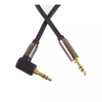PremiumCord HQ geschirmtes Kabel Stereo Klinke 3,5mm - Klinke 3,5mm 90° gebogen, 3m PremiumCord HQ geschirmtes Kabel Stereo Klinke 3,5mm - Klinke 3,5mm 90° gebogen, 3m