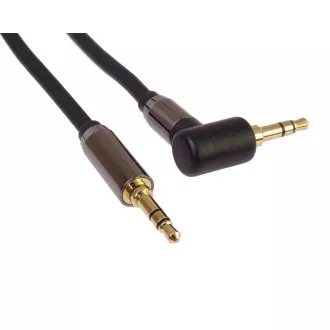 PremiumCord HQ geschirmtes Kabel Stereo Klinke 3,5mm - Klinke 3,5mm 90° gebogen, 3m PremiumCord HQ geschirmtes Kabel Stereo Klinke 3,5mm - Klinke 3,5mm 90° gebogen, 3m