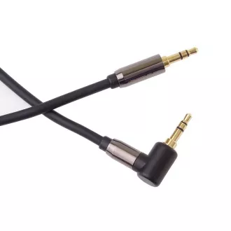 PremiumCord HQ geschirmtes Kabel Stereo Klinke 3,5mm - Klinke 3,5mm 90° gebogen, 3m PremiumCord HQ geschirmtes Kabel Stereo Klinke 3,5mm - Klinke 3,5mm 90° gebogen, 3m