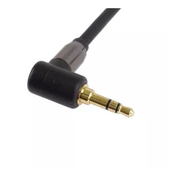 PremiumCord HQ geschirmtes Kabel Stereo Klinke 3,5mm - Klinke 3,5mm 90° gebogen, 3m PremiumCord HQ geschirmtes Kabel Stereo Klinke 3,5mm - Klinke 3,5mm 90° gebogen, 3m