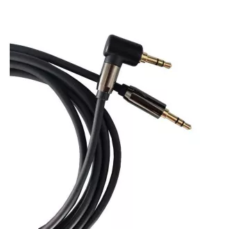 PremiumCord HQ geschirmtes Kabel Stereo Klinke 3,5mm - Klinke 3,5mm 90° gebogen, 3m PremiumCord HQ geschirmtes Kabel Stereo Klinke 3,5mm - Klinke 3,5mm 90° gebogen, 3m