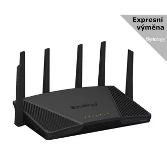 Synology RT6600ax MESH WiFi6-Router (AX6000, 2, 4GHz/5GHz, 3xGbELAN, 1x2, 5GbELAN, 1xGbEWAN, 1xUSB3.2) Synology RT6600ax MESH WiFi6-Router (AX6000, 2, 4GHz/5GHz, 3xGbELAN, 1x2, 5GbELAN, 1xGbEWAN, 1xUSB3.2)
