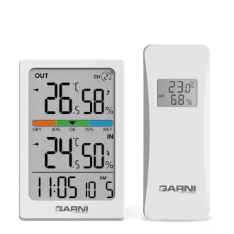 GARNI 155TH - Drahtloses Digitalthermometer mit Hygrometer