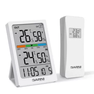 GARNI 155TH - Drahtloses Digitalthermometer mit Hygrometer
