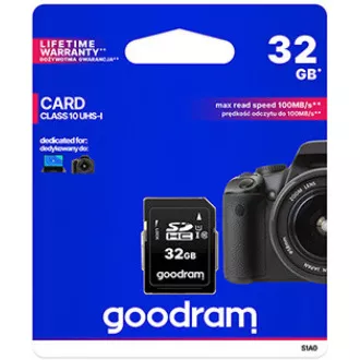 GOODRAM SDHC-Karte 32GB (R: 100/W: 10 MB/s) UHS-I Klasse 10
