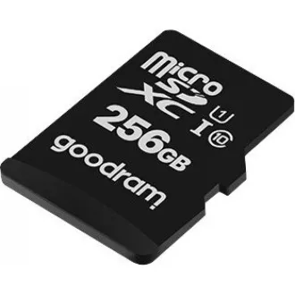 GOODRAM microSDXC-Karte 256GB M1AA (R: 100/W: 10 MB/s), UHS-I Class 10, U1 + Adapter