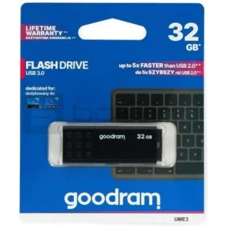 GOODRAM Flash Disk 32GB UME3, USB 3.0, schwarz