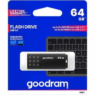 GOODRAM Flash Disk 64GB UME3, USB 3.0, schwarz GOODRAM Flash Disk 64GB UME3, USB 3.0, schwarz