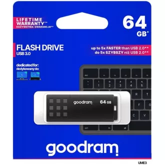 GOODRAM Flash Disk 64GB UME3, USB 3.0, schwarz GOODRAM Flash Disk 64GB UME3, USB 3.0, schwarz