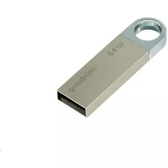 GOODRAM Flash-Laufwerk UUN2 64GB USB 2.0 silber GOODRAM Flash-Laufwerk UUN2 64GB USB 2.0 silber