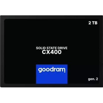 GOODRAM SSD CX400 Gen.2 2TB, SATA III, 2,5", (R:550/W:500MB/s) GOODRAM SSD CX400 Gen.2 2TB, SATA III, 2,5", (R:550/W:500MB/s)