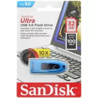 SanDisk Flash Disk 32GB Ultra, USB 3.0, blau