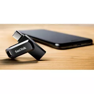 SanDisk Flash-Laufwerk 32GB Ultra Dual Drive Go, USB-C 3.2, Schwarz