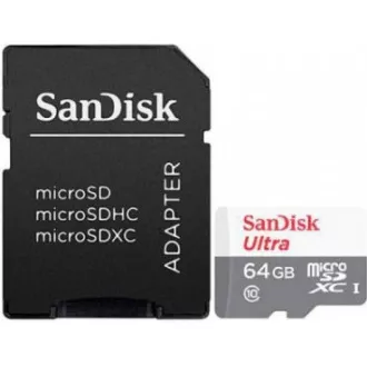 SanDisk MicroSDXC-Karte 64GB Ultra (80MB/s, Klasse 10, Android) + Adapter SanDisk MicroSDXC-Karte 64GB Ultra (80MB/s, Klasse 10, Android) + Adapter