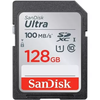 SanDisk SDXC-Karte 128GB Ultra (100MB/s Klasse 10 UHS-I)