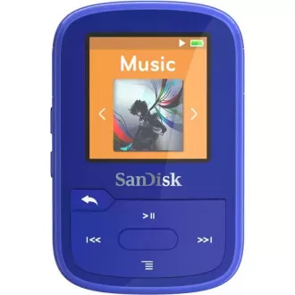 SanDisk Clip Sport Plus MP3-Player 32GB, Blau