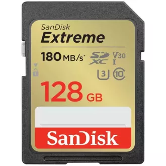 SanDisk SDXC-Karte 128GB Extreme (180 MB/s Klasse 10, UHS-I U3 V30) SanDisk SDXC-Karte 128GB Extreme (180 MB/s Klasse 10, UHS-I U3 V30)
