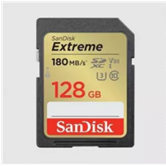 SanDisk SDXC-Karte 128GB Extreme (180 MB/s Klasse 10, UHS-I U3 V30) SanDisk SDXC-Karte 128GB Extreme (180 MB/s Klasse 10, UHS-I U3 V30)
