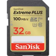 SanDisk SDHC-Karte 32GB Extreme PLUS (100 MB/s Klasse 10, UHS-I U3 V30)