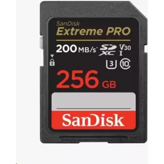 SanDisk SDXC-Karte 256GB Extreme PRO (200 MB/s Klasse 10, UHS-I U3 V30)