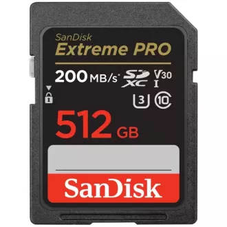 SanDisk SDXC-Karte 512GB Extreme PRO (200 MB/s Klasse 10, UHS-I U3 V30) SanDisk SDXC-Karte 512GB Extreme PRO (200 MB/s Klasse 10, UHS-I U3 V30)