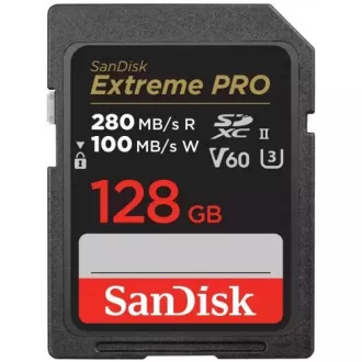 SanDisk SDXC-Karte 128GB Extreme PRO (280 MB/s Klasse 10, UHS-II V60)