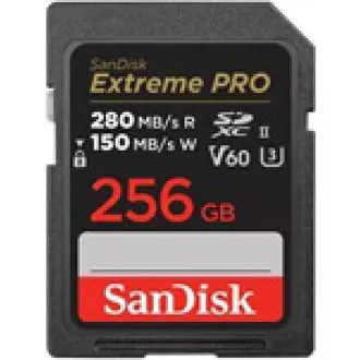 SanDisk SDXC-Karte 256GB Extreme PRO (280 MB/s Klasse 10, UHS-II V60)